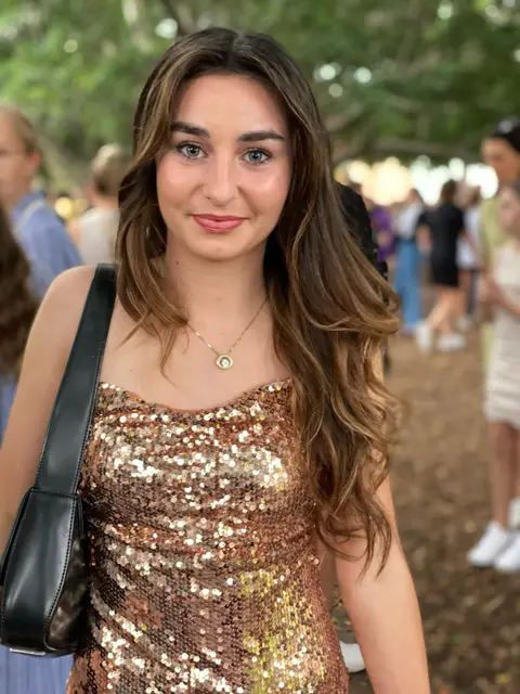 Long glossy formal waves